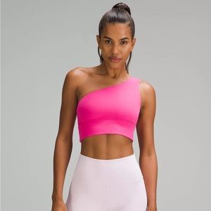 Lululemon NWT Align Asymmetrical Bra Light Support A/B Cup Sonic Pink Size 6